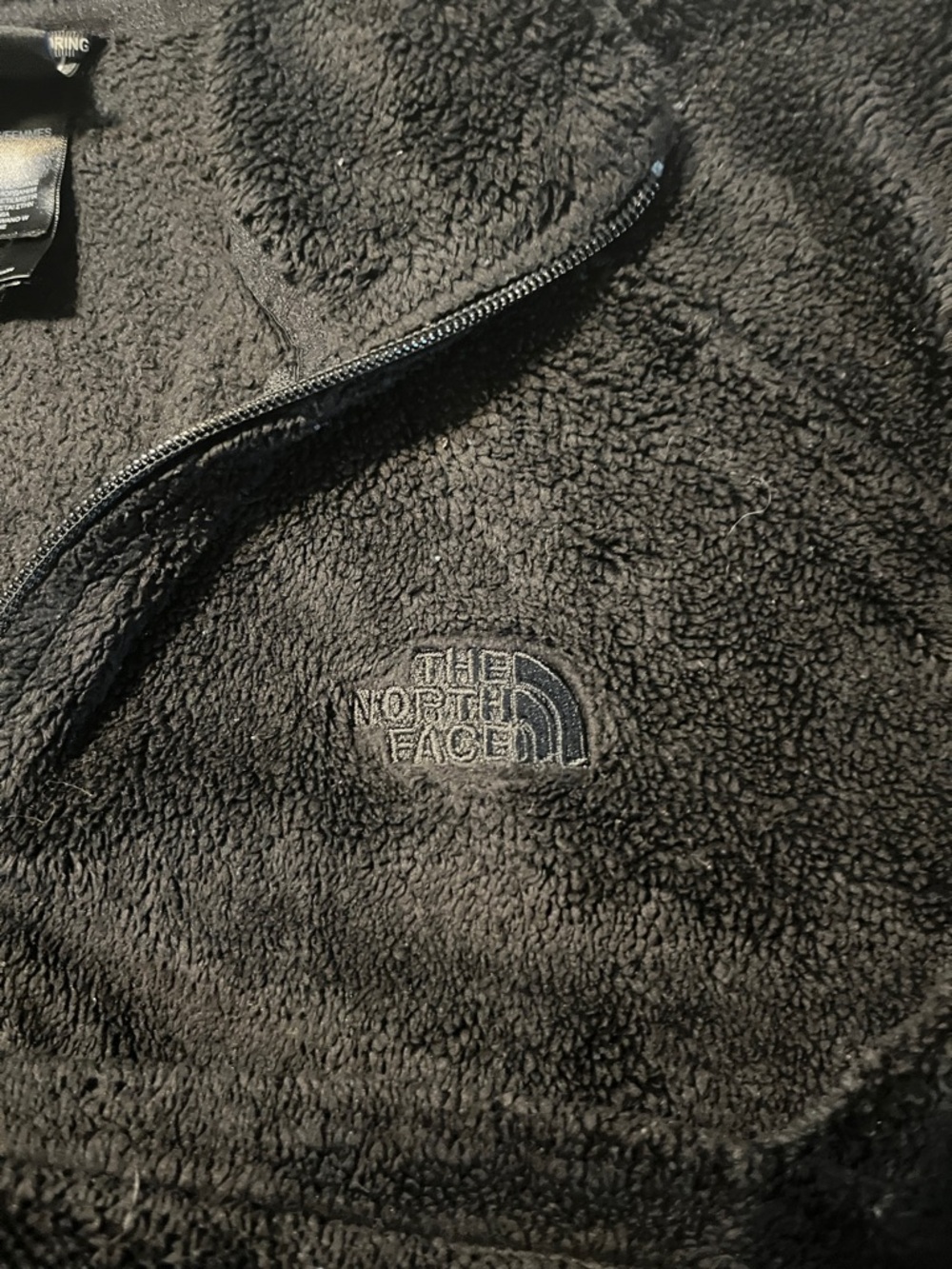 The North Face Black Lightweight Fleece Jacket - Full Zip - Picture 3 of 4